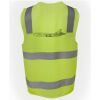 JB's Hi Vis (D+N) Zip Safety Vest Thumbnail