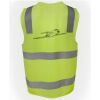 JB's Hi Vis (D+N) Zip Safety Vest Thumbnail