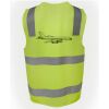 JB's Hi Vis (D+N) Zip Safety Vest Thumbnail