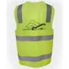 JB's Hi Vis (D+N) Zip Safety Vest Thumbnail