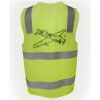 JB's Hi Vis (D+N) Zip Safety Vest Thumbnail