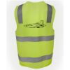 JB's Hi Vis (D+N) Zip Safety Vest Thumbnail