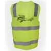 JB's Hi Vis (D+N) Zip Safety Vest Thumbnail