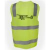 JB's Hi Vis (D+N) Zip Safety Vest Thumbnail