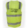 JB's Hi Vis (D+N) Zip Safety Vest Thumbnail
