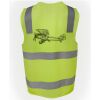JB's Hi Vis (D+N) Zip Safety Vest Thumbnail