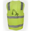 JB's Hi Vis (D+N) Zip Safety Vest Thumbnail