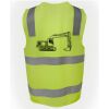 JB's Hi Vis (D+N) Zip Safety Vest Thumbnail