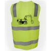 JB's Hi Vis (D+N) Zip Safety Vest Thumbnail