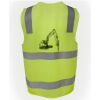 JB's Hi Vis (D+N) Zip Safety Vest Thumbnail