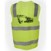 JB's Hi Vis (D+N) Zip Safety Vest Thumbnail