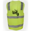 JB's Hi Vis (D+N) Zip Safety Vest Thumbnail