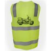 JB's Hi Vis (D+N) Zip Safety Vest Thumbnail
