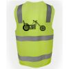 JB's Hi Vis (D+N) Zip Safety Vest Thumbnail