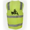 JB's Hi Vis (D+N) Zip Safety Vest Thumbnail