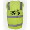JB's Hi Vis (D+N) Zip Safety Vest Thumbnail