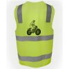 JB's Hi Vis (D+N) Zip Safety Vest Thumbnail