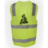 JB's Hi Vis (D+N) Zip Safety Vest Thumbnail
