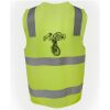 JB's Hi Vis (D+N) Zip Safety Vest Thumbnail