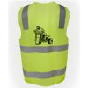 JB's Hi Vis (D+N) Zip Safety Vest Thumbnail