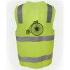 JB's Hi Vis (D+N) Zip Safety Vest Thumbnail