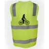 JB's Hi Vis (D+N) Zip Safety Vest Thumbnail