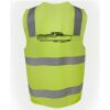 JB's Hi Vis (D+N) Zip Safety Vest Thumbnail
