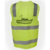 JB's Hi Vis (D+N) Zip Safety Vest Thumbnail