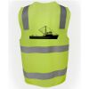 JB's Hi Vis (D+N) Zip Safety Vest Thumbnail