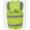 JB's Hi Vis (D+N) Zip Safety Vest Thumbnail