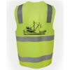 JB's Hi Vis (D+N) Zip Safety Vest Thumbnail