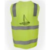 JB's Hi Vis (D+N) Zip Safety Vest Thumbnail