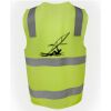 JB's Hi Vis (D+N) Zip Safety Vest Thumbnail