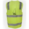 JB's Hi Vis (D+N) Zip Safety Vest Thumbnail