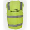 JB's Hi Vis (D+N) Zip Safety Vest Thumbnail