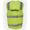 JB's Hi Vis (D+N) Zip Safety Vest Thumbnail