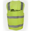 JB's Hi Vis (D+N) Zip Safety Vest Thumbnail