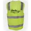 JB's Hi Vis (D+N) Zip Safety Vest Thumbnail