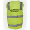 JB's Hi Vis (D+N) Zip Safety Vest Thumbnail