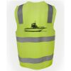 JB's Hi Vis (D+N) Zip Safety Vest Thumbnail