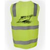 JB's Hi Vis (D+N) Zip Safety Vest Thumbnail
