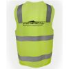 JB's Hi Vis (D+N) Zip Safety Vest Thumbnail