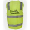 JB's Hi Vis (D+N) Zip Safety Vest Thumbnail
