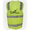 JB's Hi Vis (D+N) Zip Safety Vest Thumbnail
