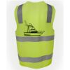 JB's Hi Vis (D+N) Zip Safety Vest Thumbnail