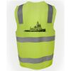 JB's Hi Vis (D+N) Zip Safety Vest Thumbnail