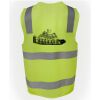 JB's Hi Vis (D+N) Zip Safety Vest Thumbnail