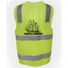 JB's Hi Vis (D+N) Zip Safety Vest Thumbnail