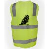 JB's Hi Vis (D+N) Zip Safety Vest Thumbnail