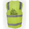 JB's Hi Vis (D+N) Zip Safety Vest Thumbnail
